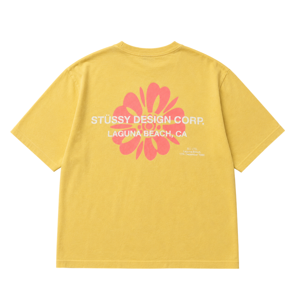 STUSSY LAGUNA FLOWER TEE (L)