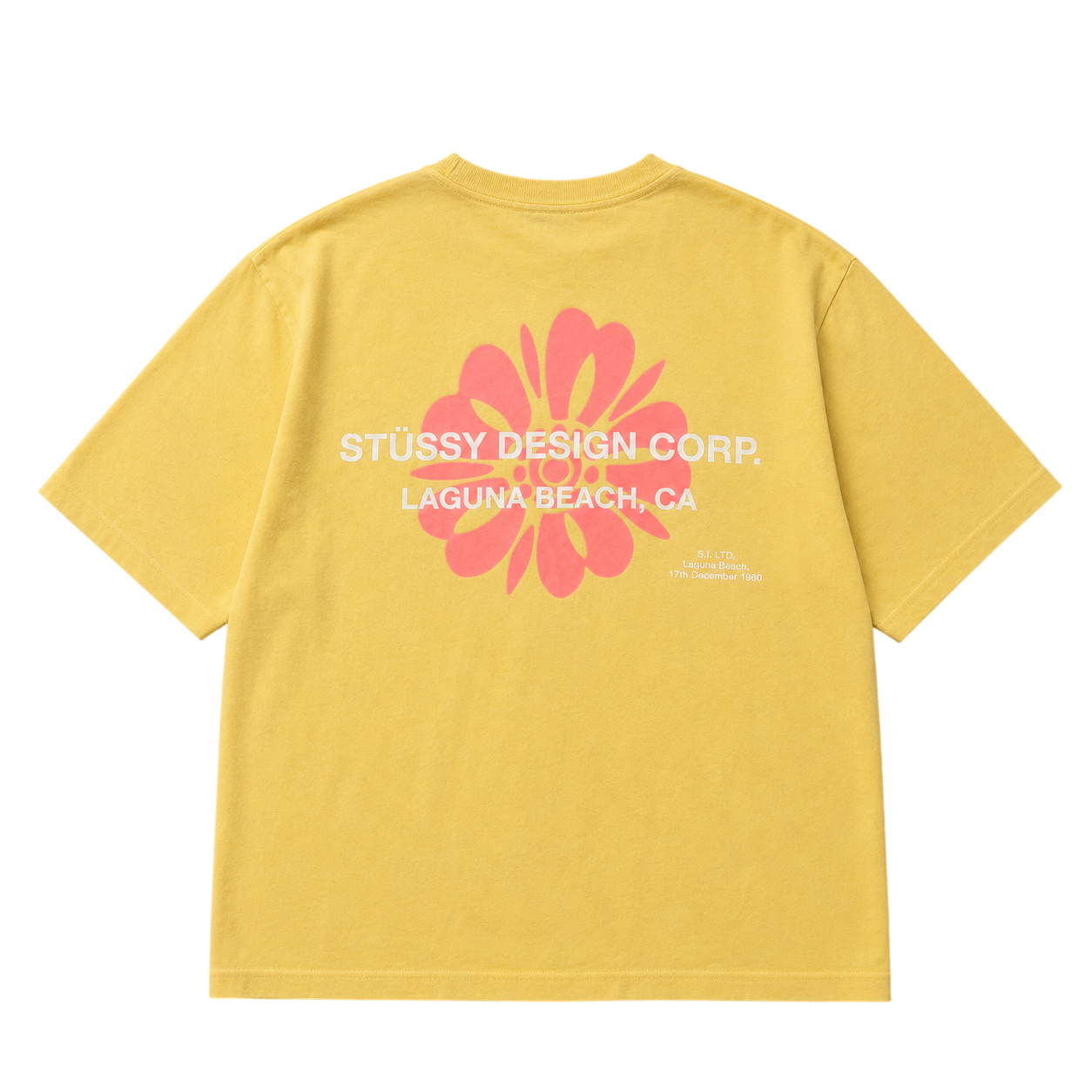 STUSSY LAGUNA FLOWER TEE (L)