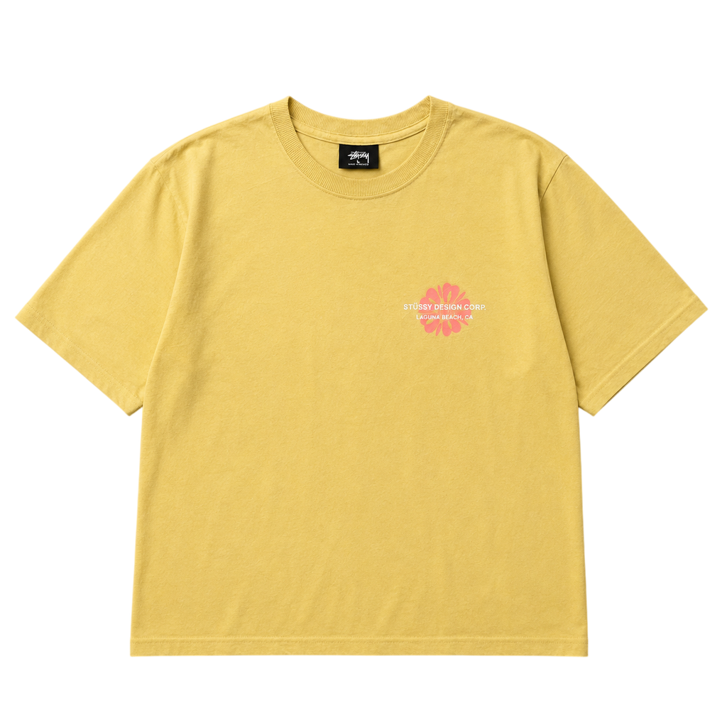 STUSSY LAGUNA FLOWER TEE (L)