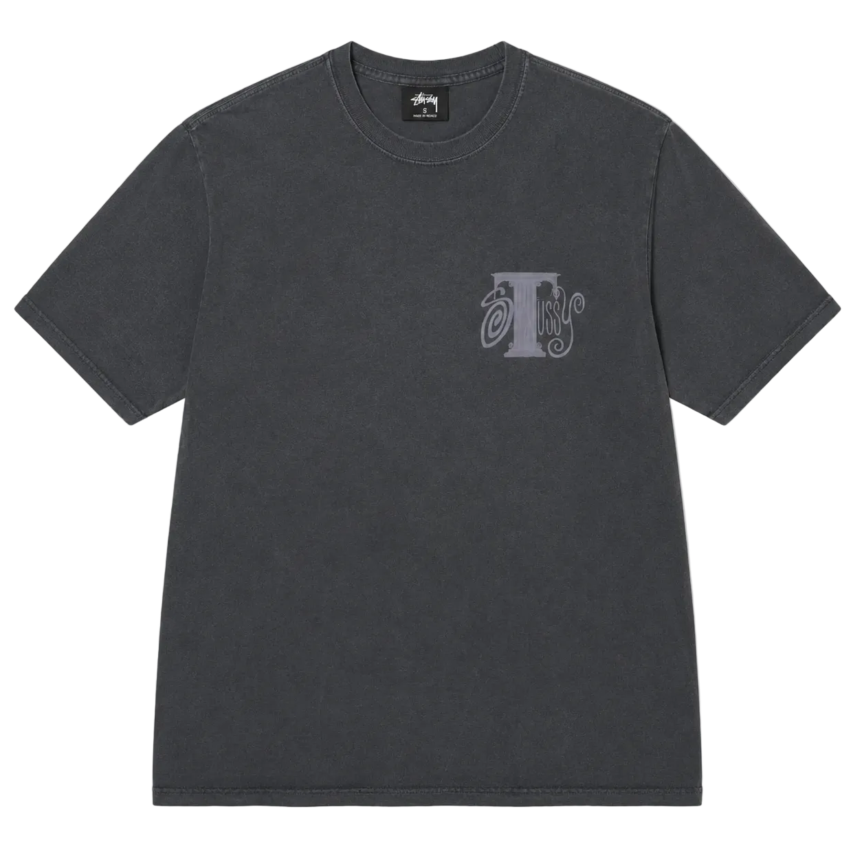 STUSSY COLUMN PIG DYED TEE (S)