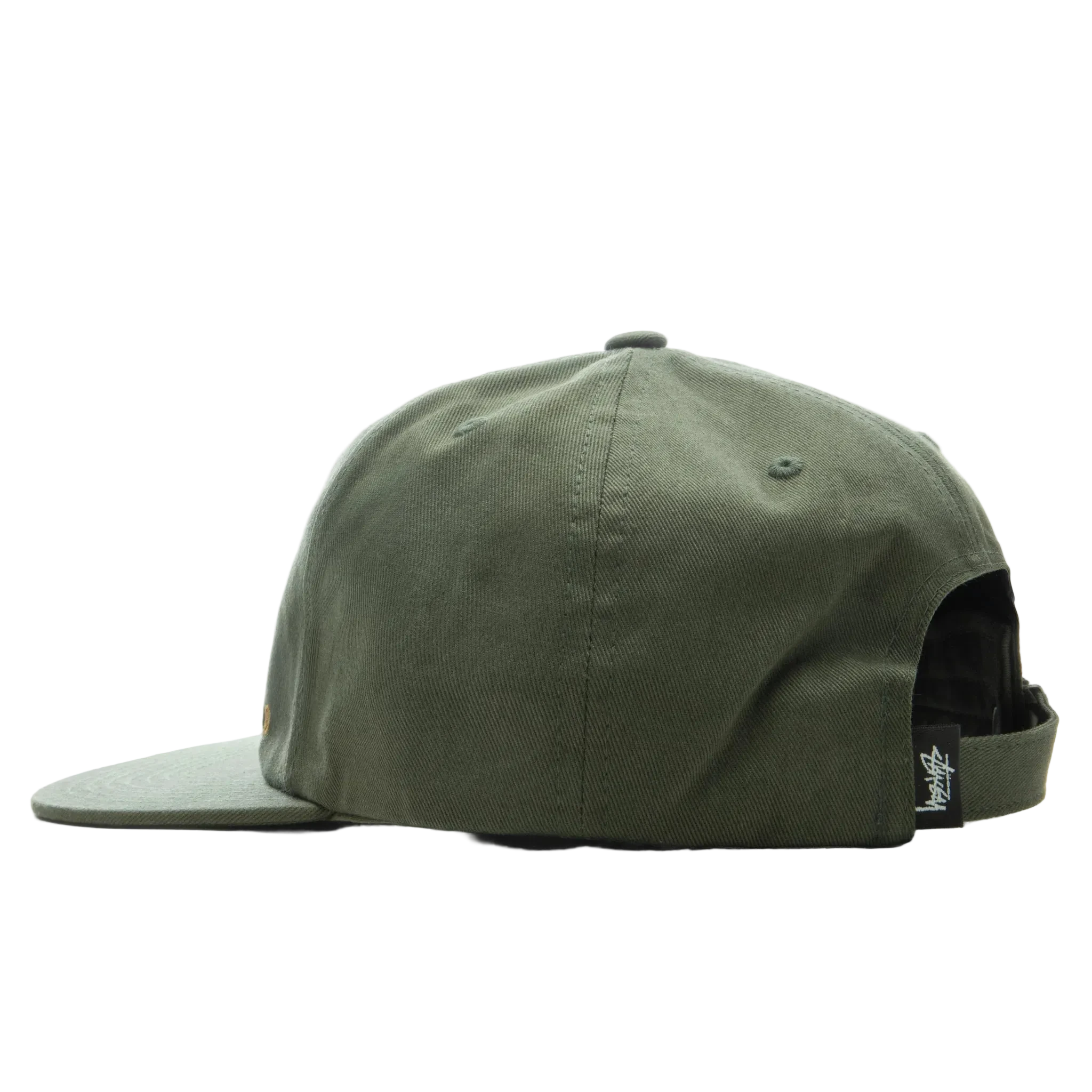 STUSSY MID DEPTH STU ARCH STRAPBACK CAP