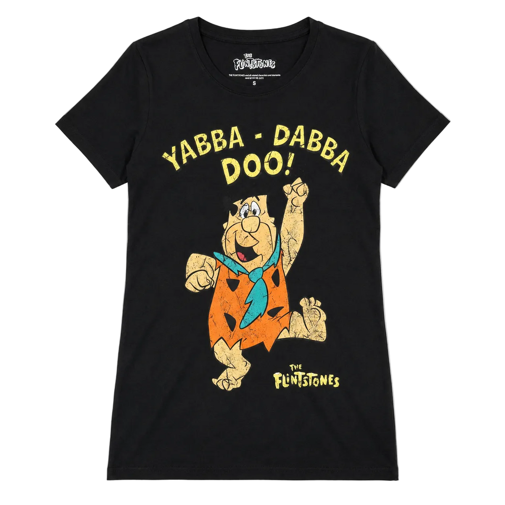 THE FLINTSTONES YABBA-DABBA DOO GRAPHIC TEE (S)