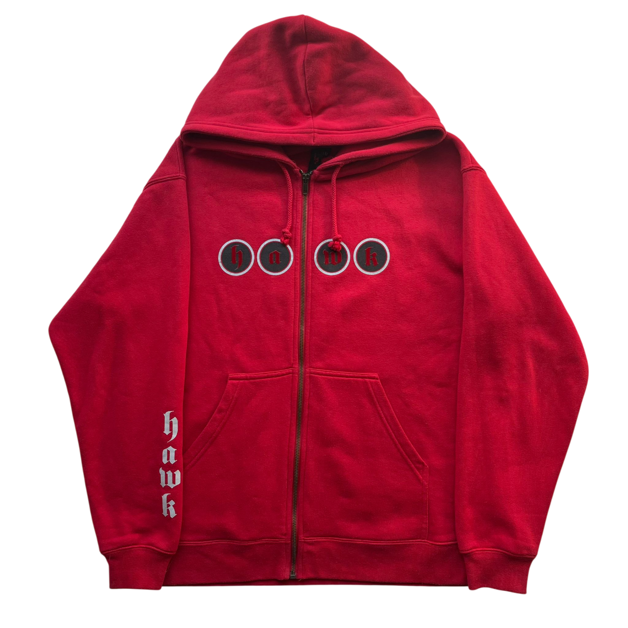 HAWK SKATEBOARDING SPELLOUT ZIP UP (L)