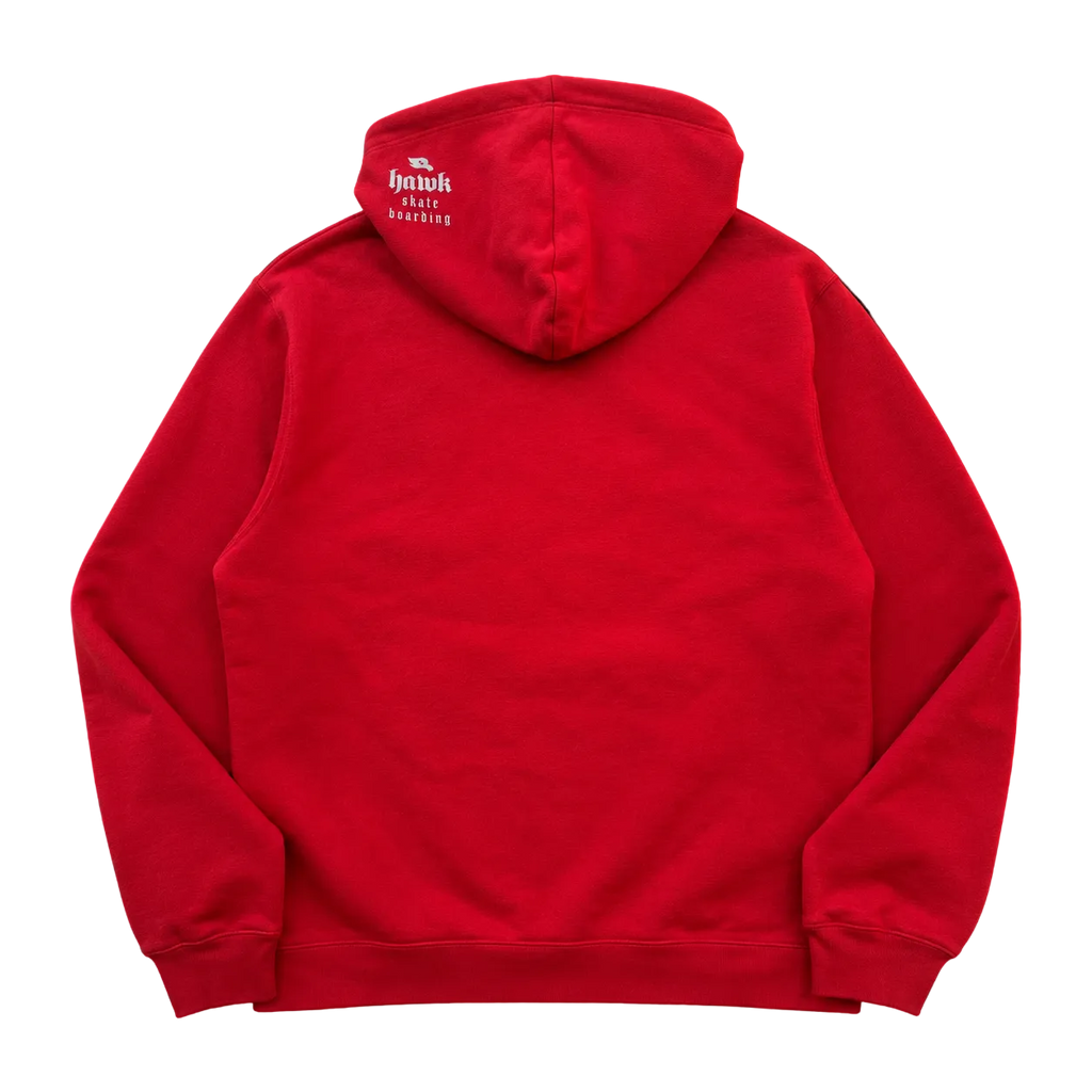 HAWK SKATEBOARDING SPELLOUT ZIP UP HOODIE (L)