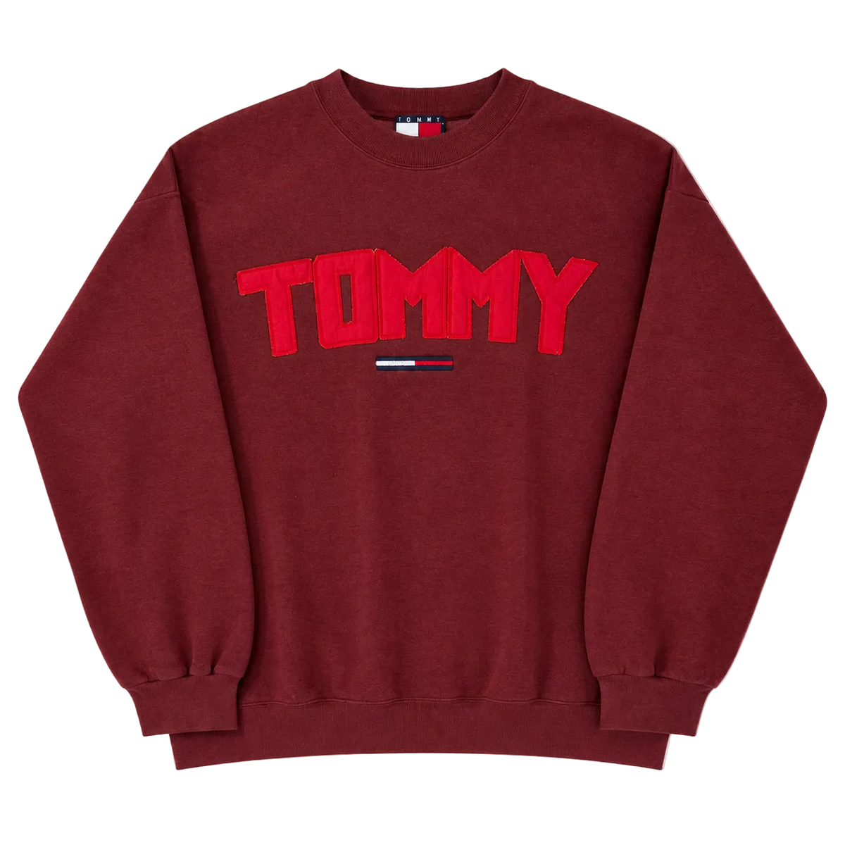 TOMMY HILFIGER SPELL OUT BIG LOGO SWEATER (XXL)