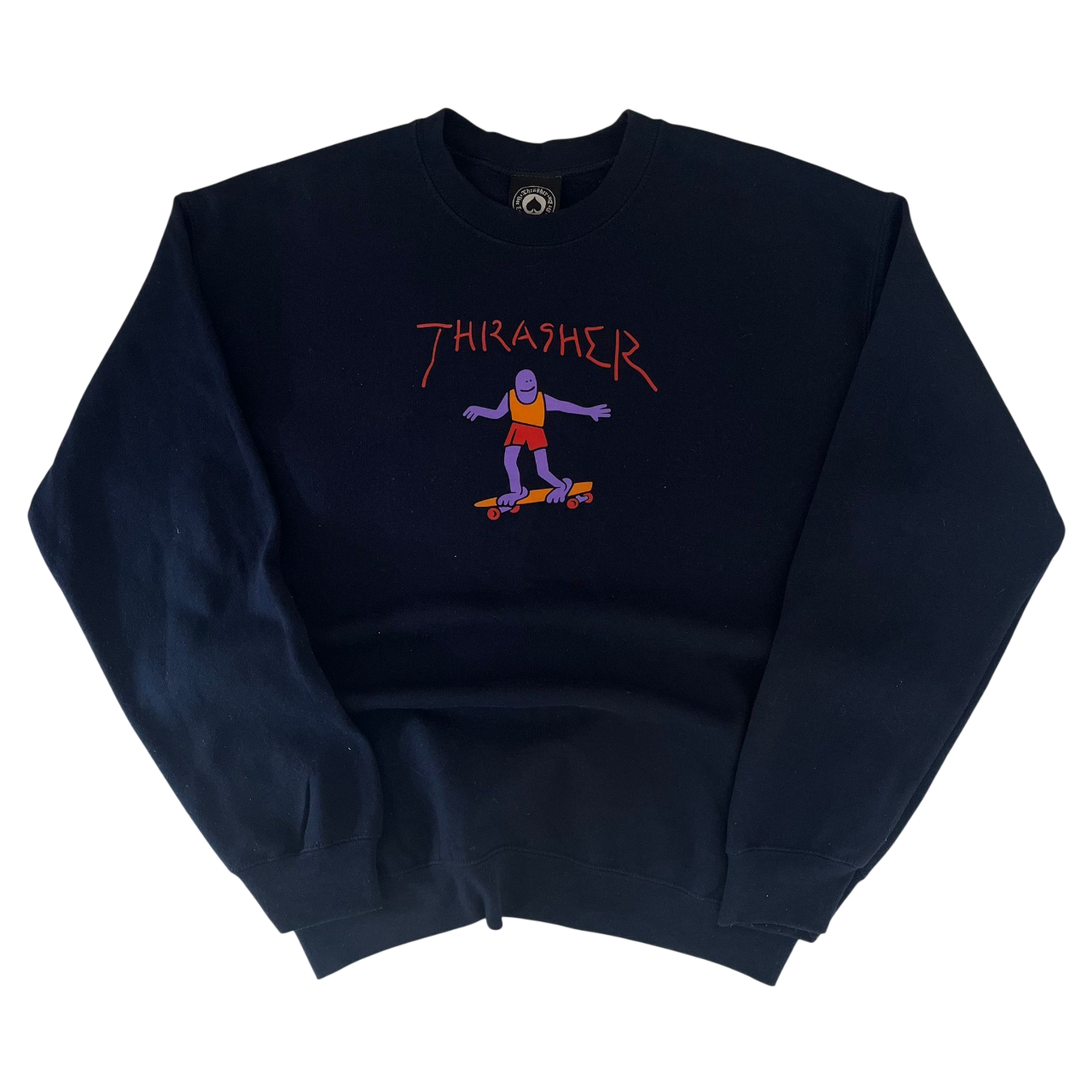 THRASHER GONZ FILL LOGO SWEATER (M)