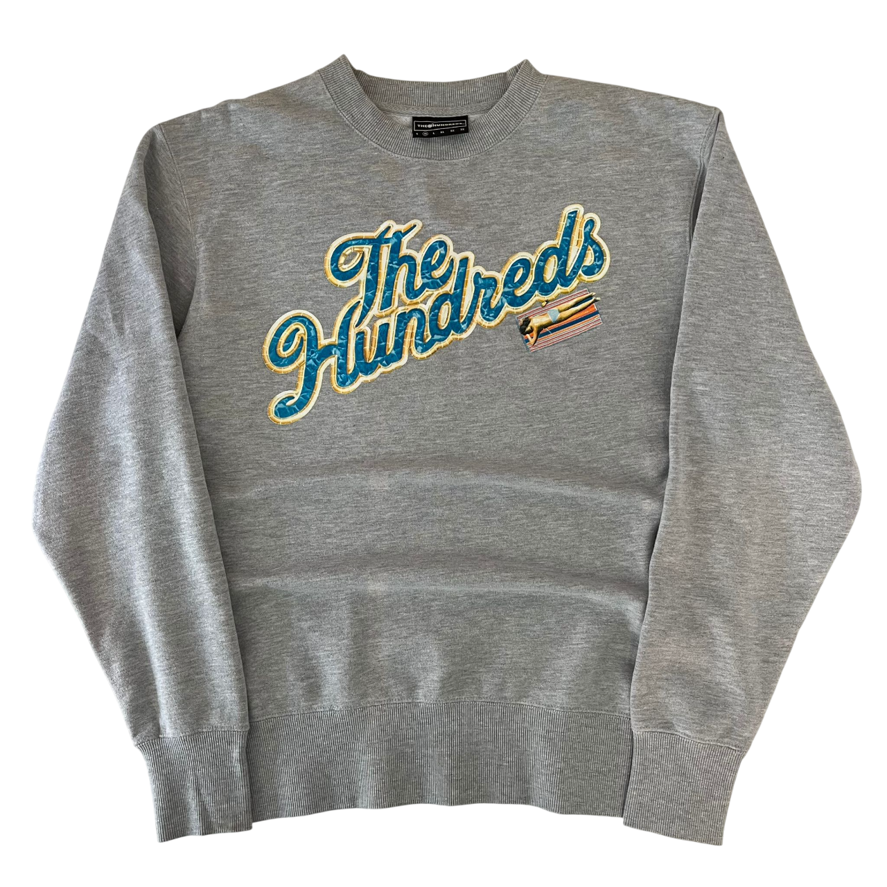 THE HUNDREDS LOGO SPELLOUT SWEATER (M)