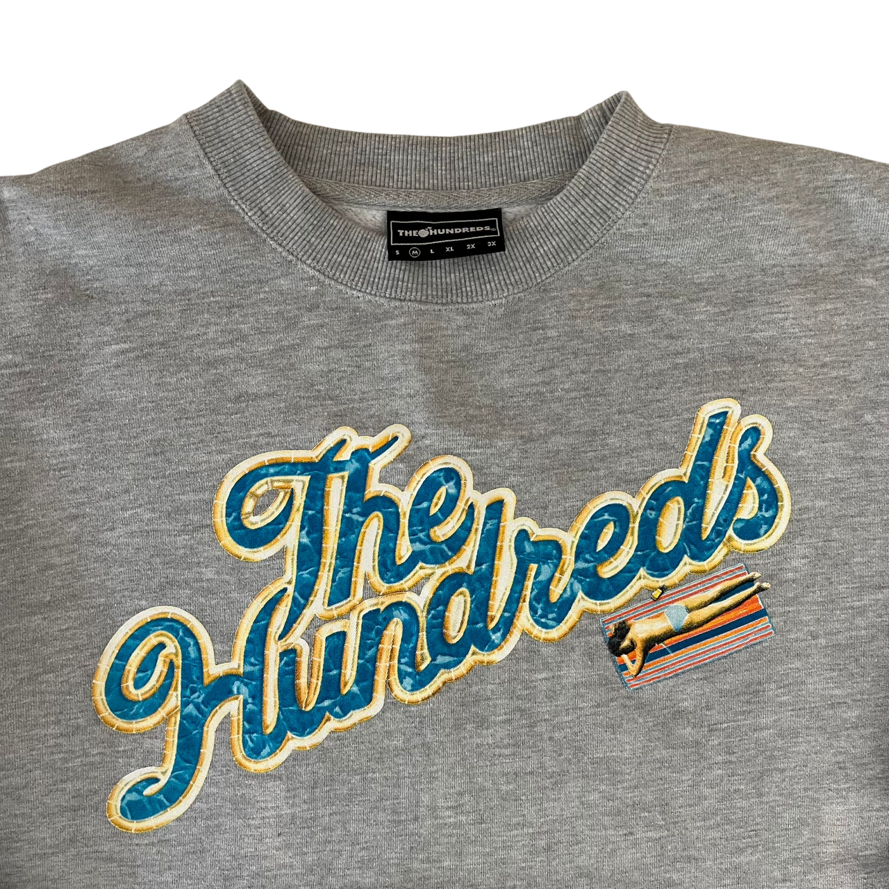 THE HUNDREDS LOGO SPELLOUT SWEATER (M)