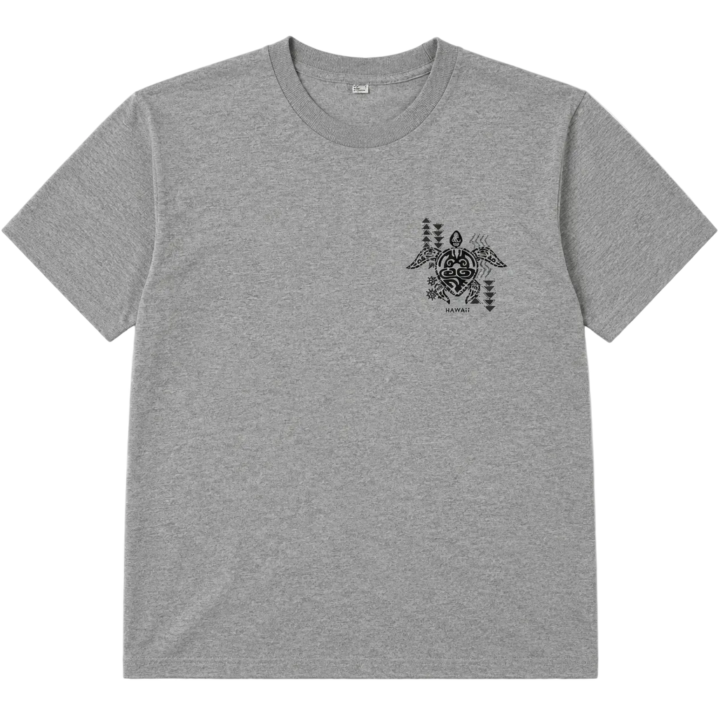 TRIBAL TURTLE HAWAIIAN TEE (L)