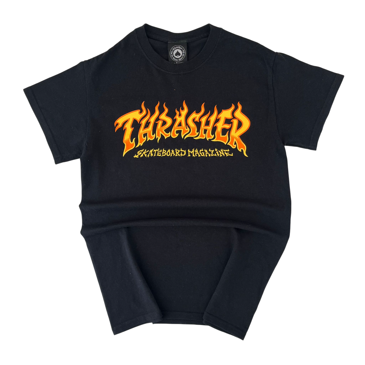 THRASHER FIRE LOGO TEE (S)