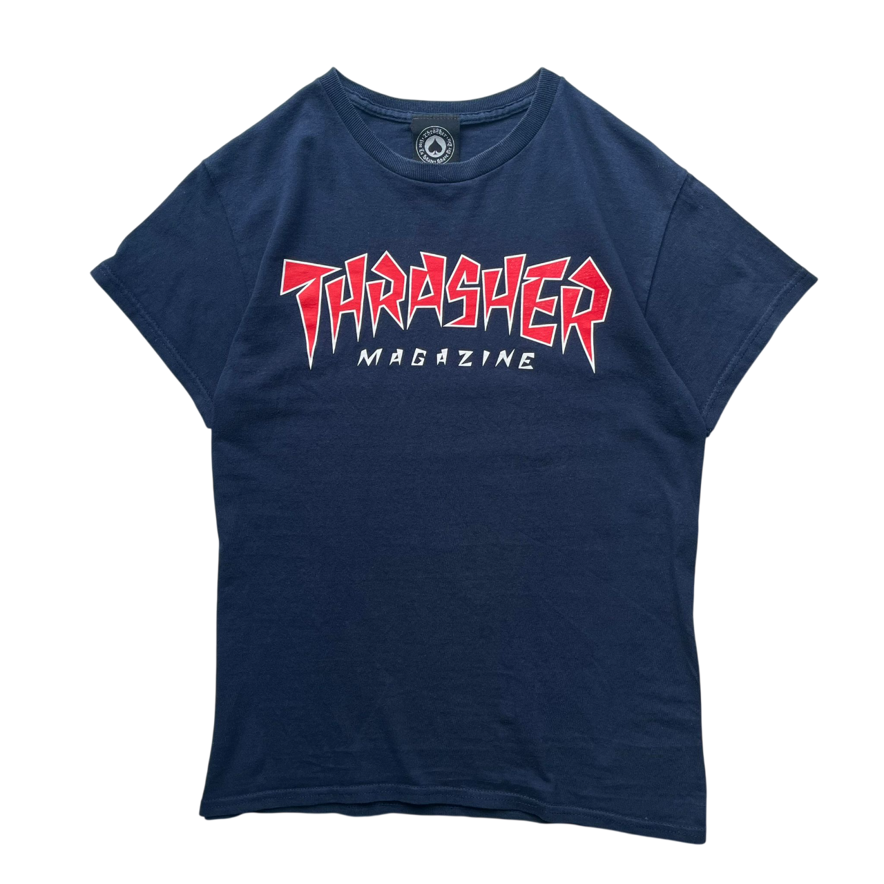 THRASHER JAGGED LOGO TEE (S)