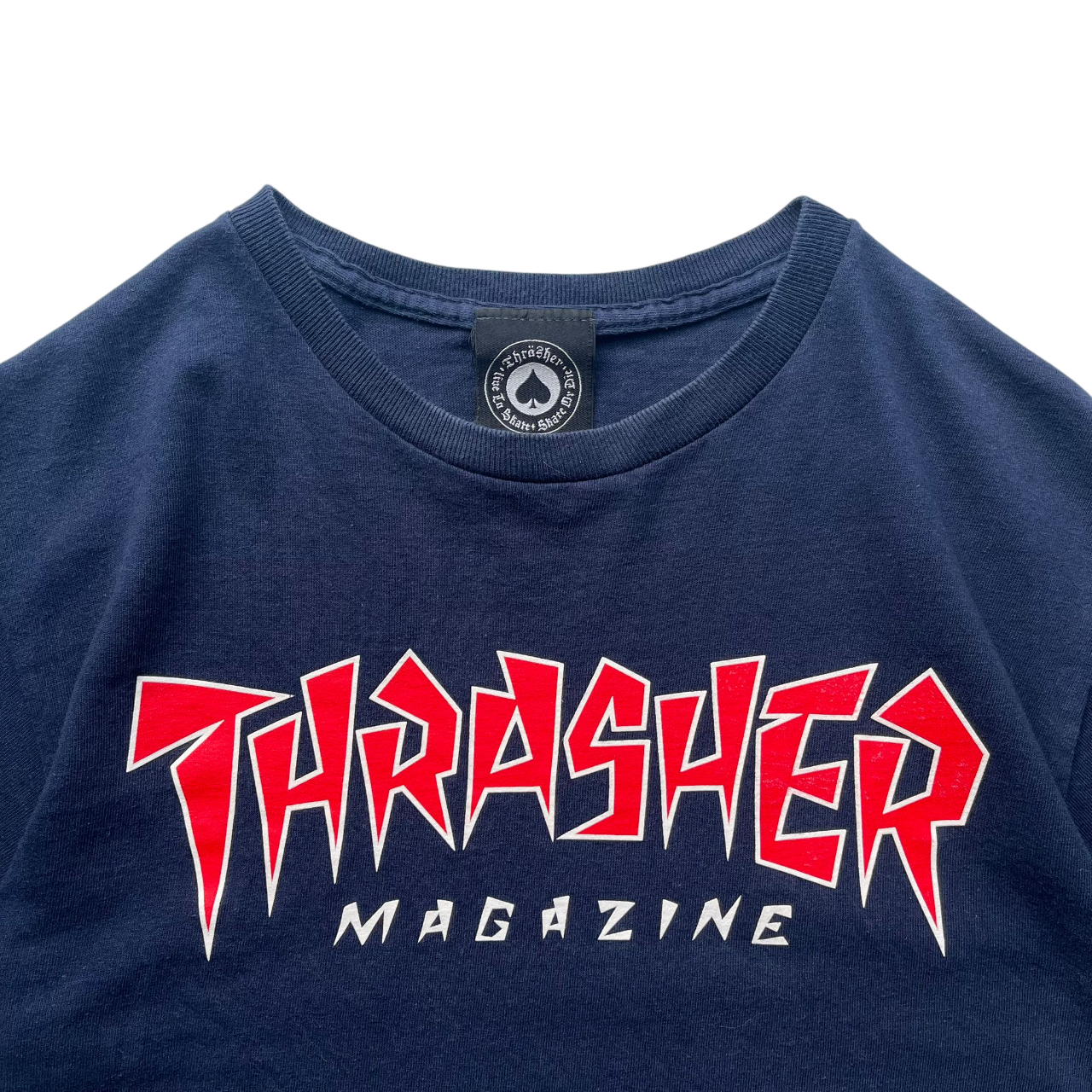 THRASHER JAGGED LOGO TEE (S)