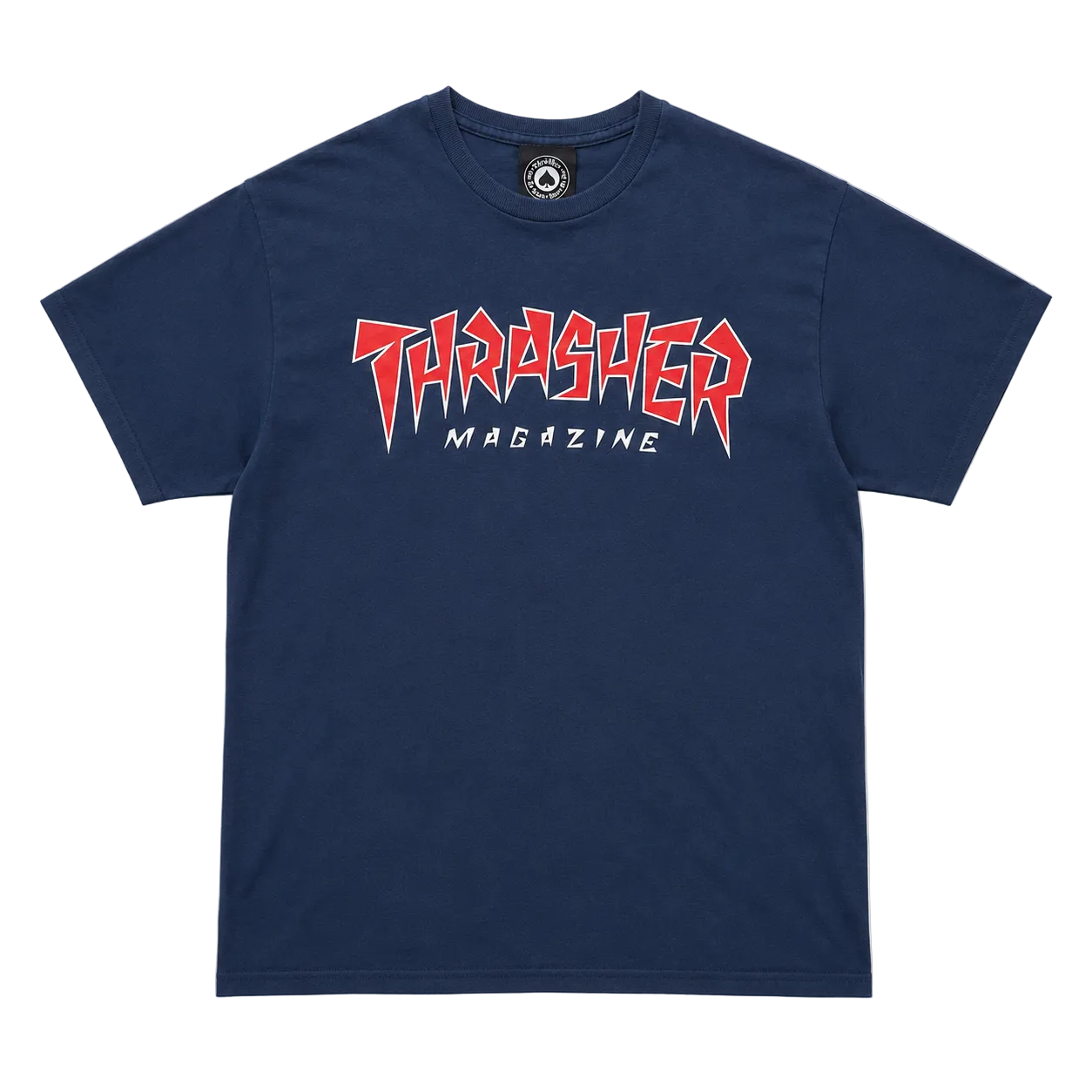 THRASHER JAGGED LOGO TEE (S)
