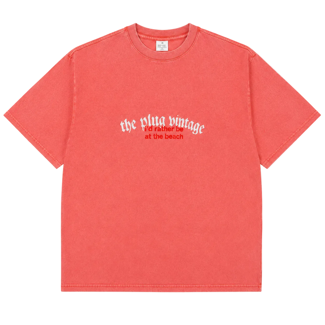 THE PLUG VINTAGE I'D RATHER BE AT THE BEACH TEE