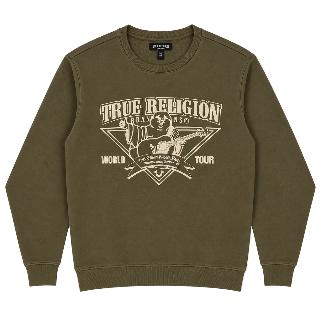 TRUE RELIGION WORLD TOUR BUDDHA SWEATER (M)