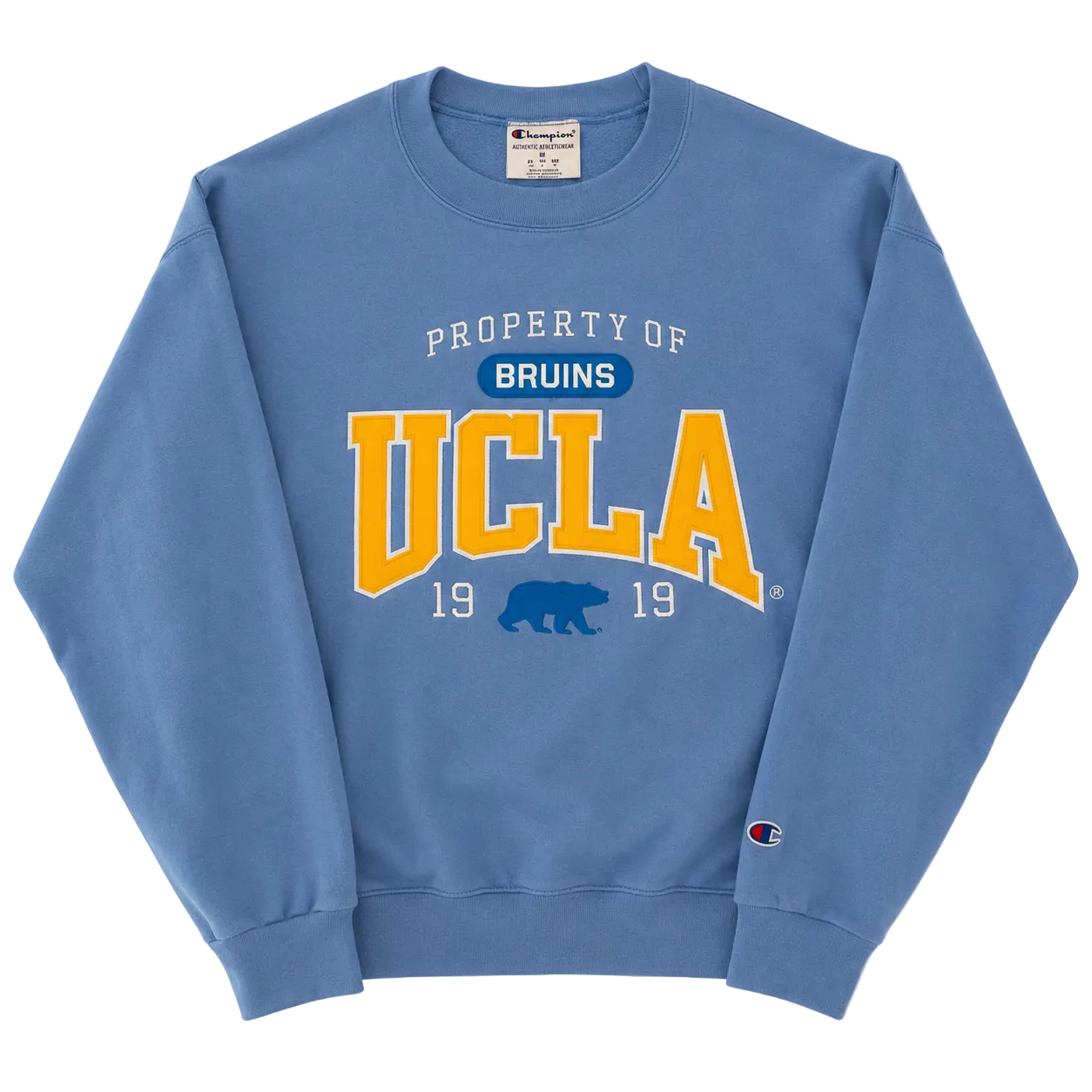 CHAMPION UCLA EMBROIDERED LOGO SWEATER (M)