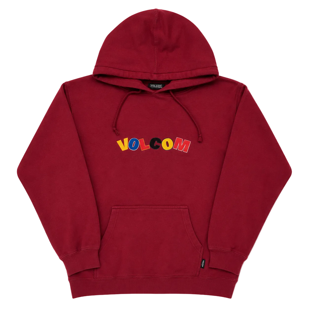 VOLCOM MULTICOLOR LOGO HOODIE (M)