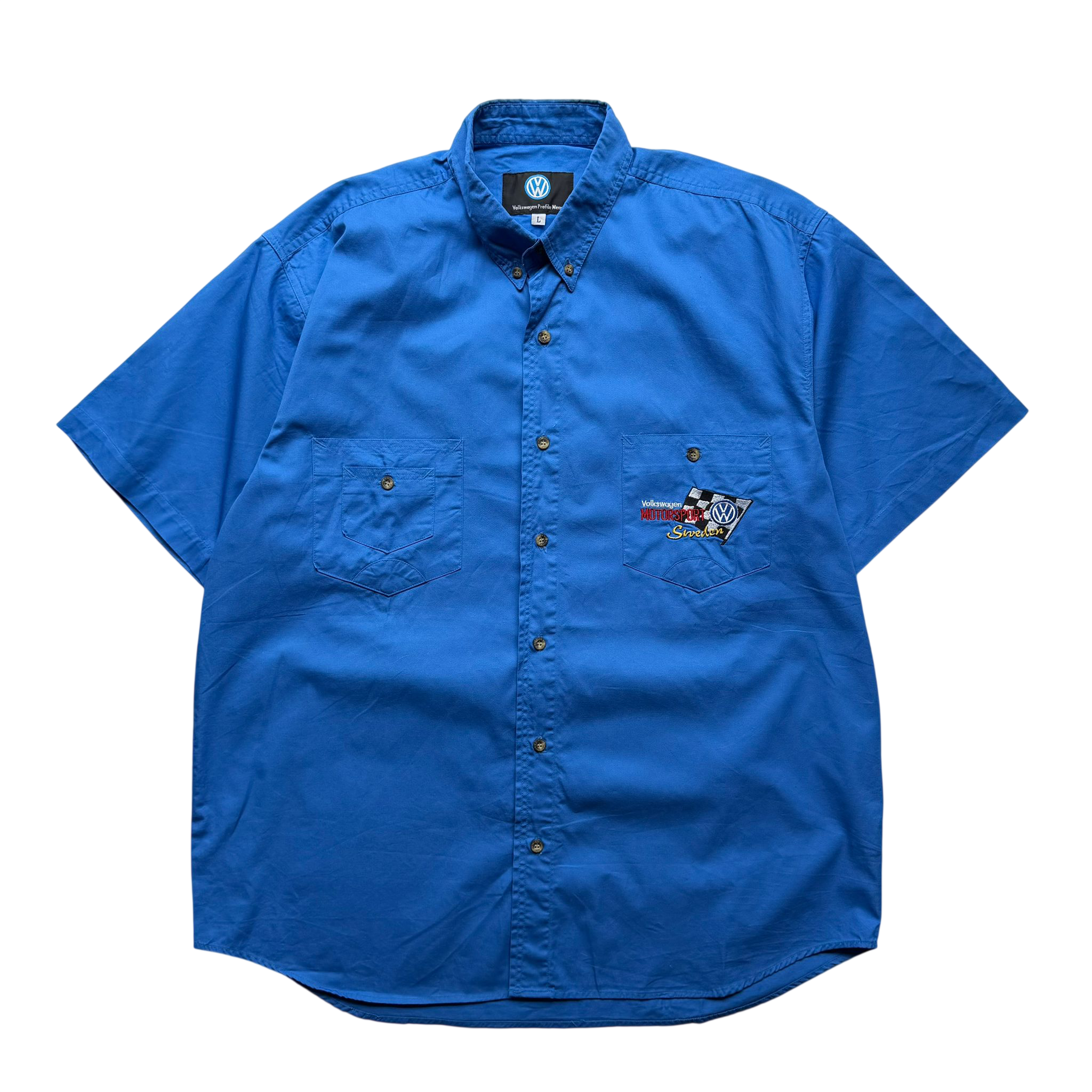 VOLKSWAGEN EMBROIDERED LOGO SHIRT (XL)