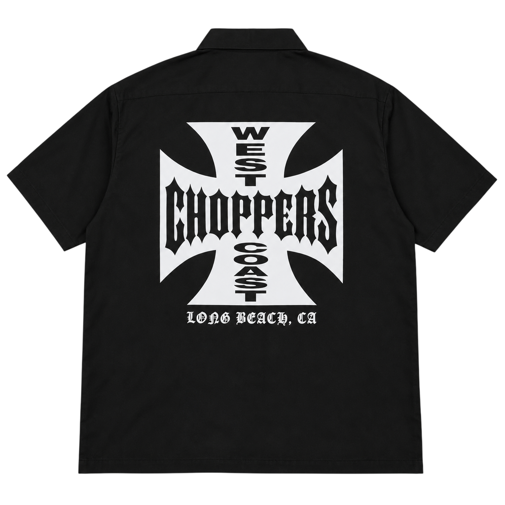 WEST COAST CHOPPERS VINTAGE WORKWEAR BUTTON-UP SHIRT (XL)