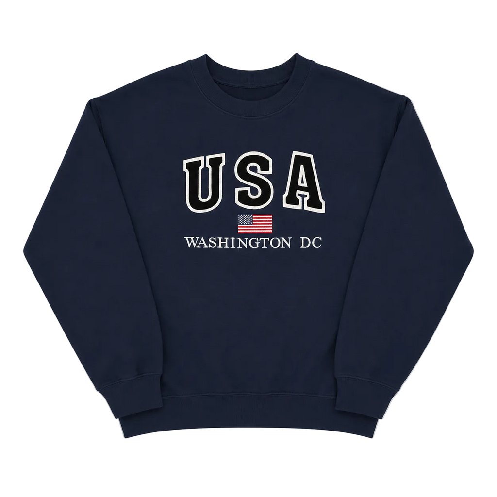 USA WASHINGTON DC FLAG SWEATER (M)