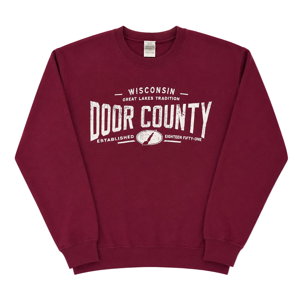 WISCONSIN DOOR COUNTY SPELL OUT SWEATER (S)