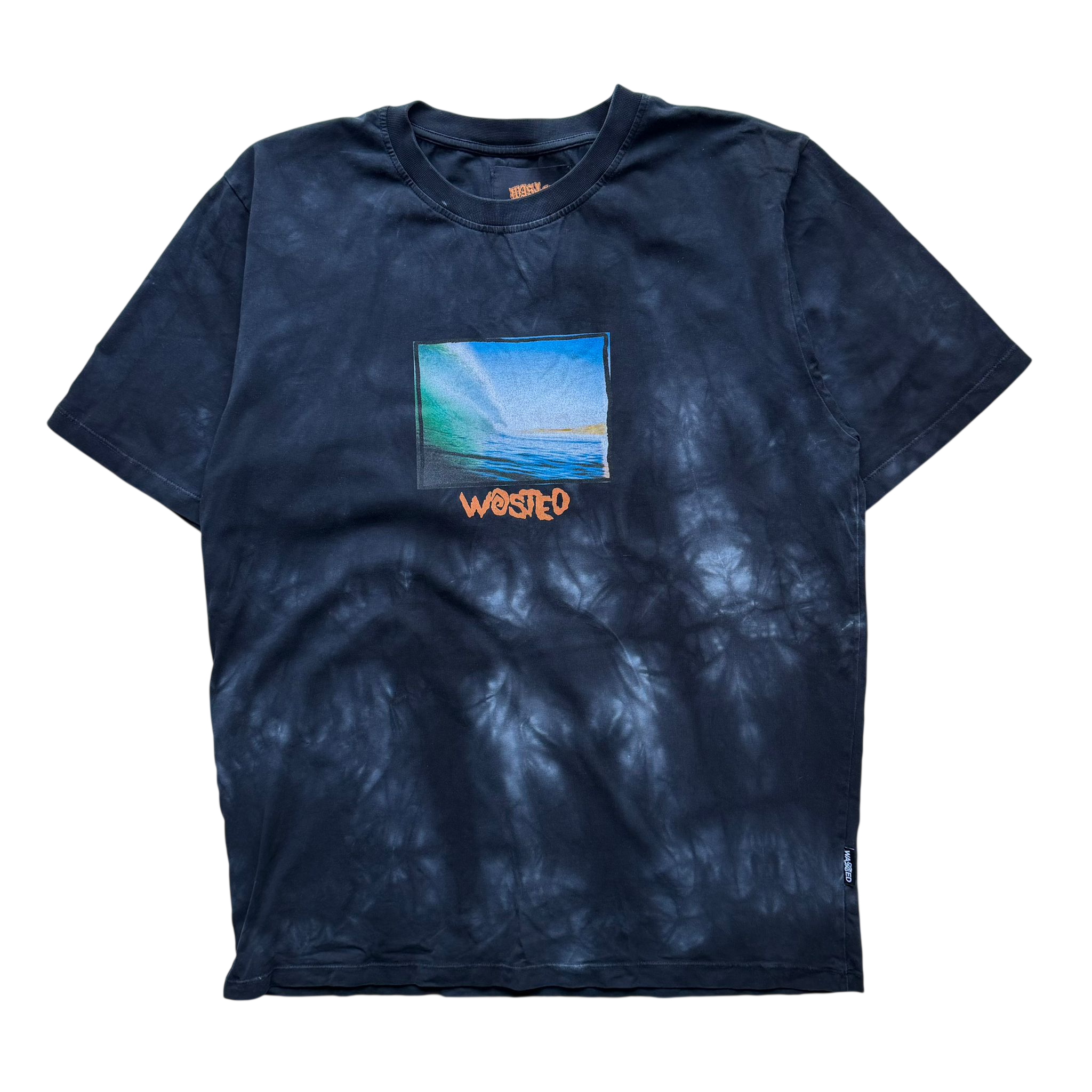WASTED PARIS SORRY MARBLE TIE DYE TEE (L)