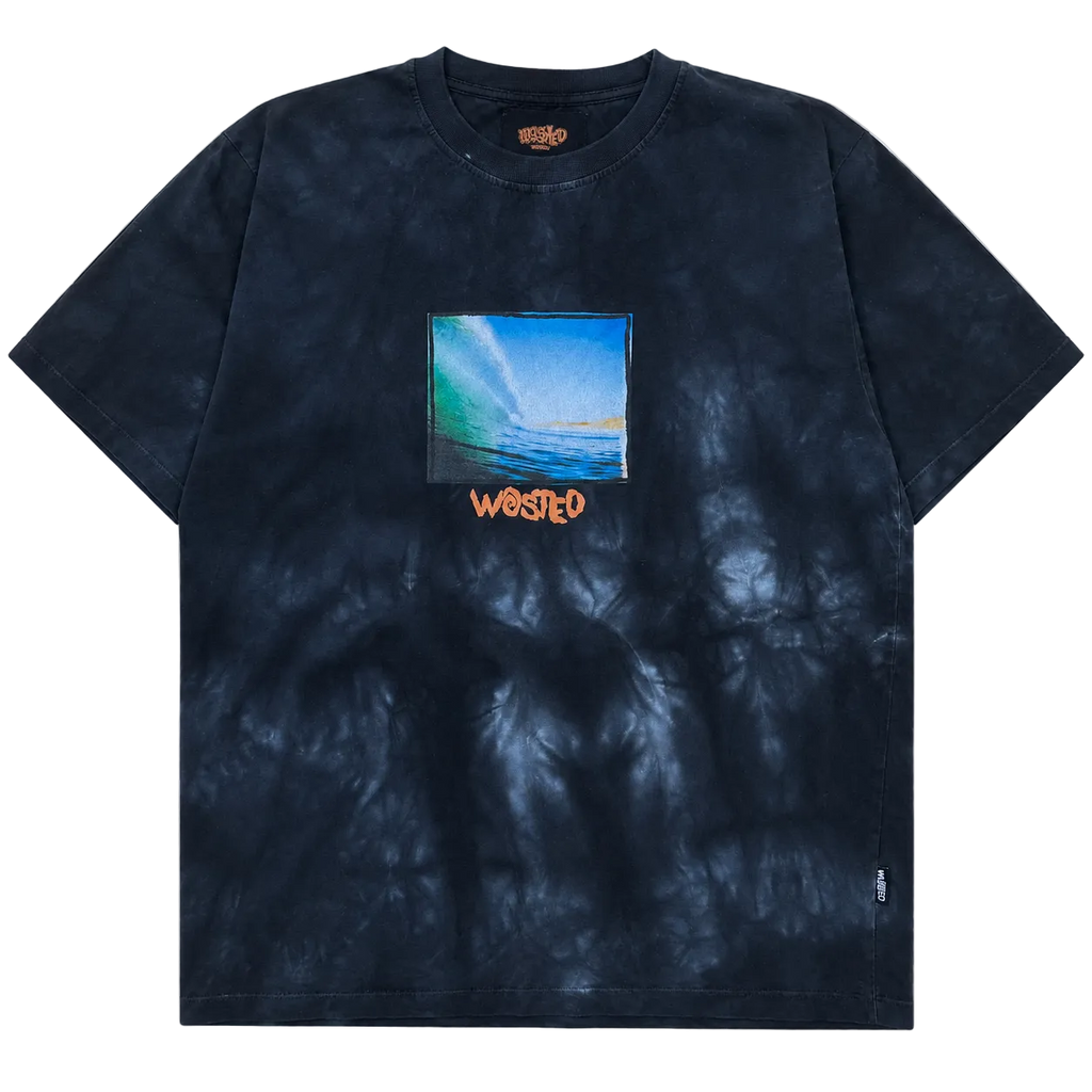 WASTED PARIS SORRY MARBLE TIE DYE TEE (L)