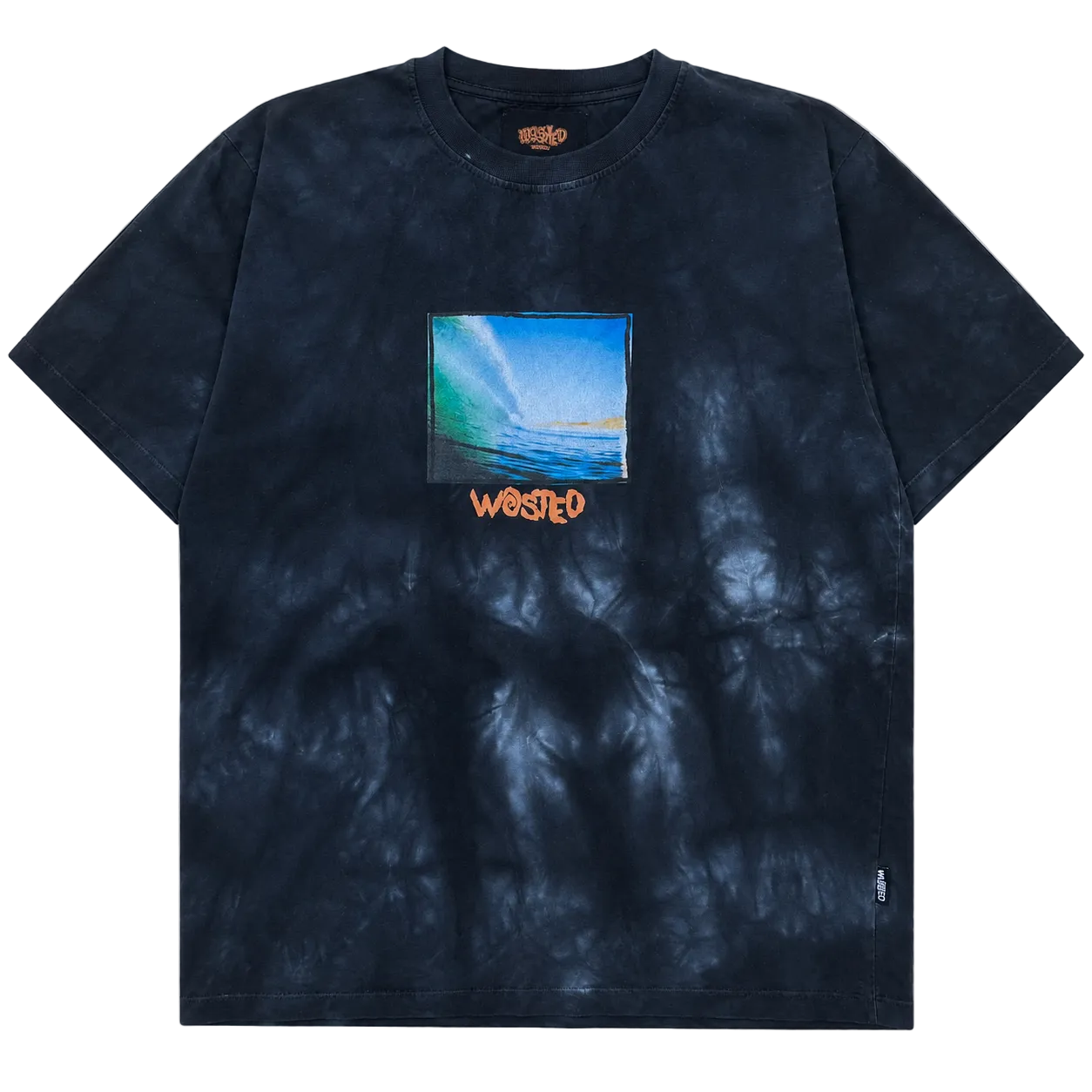 WASTED PARIS SORRY MARBLE TIE DYE TEE (L)