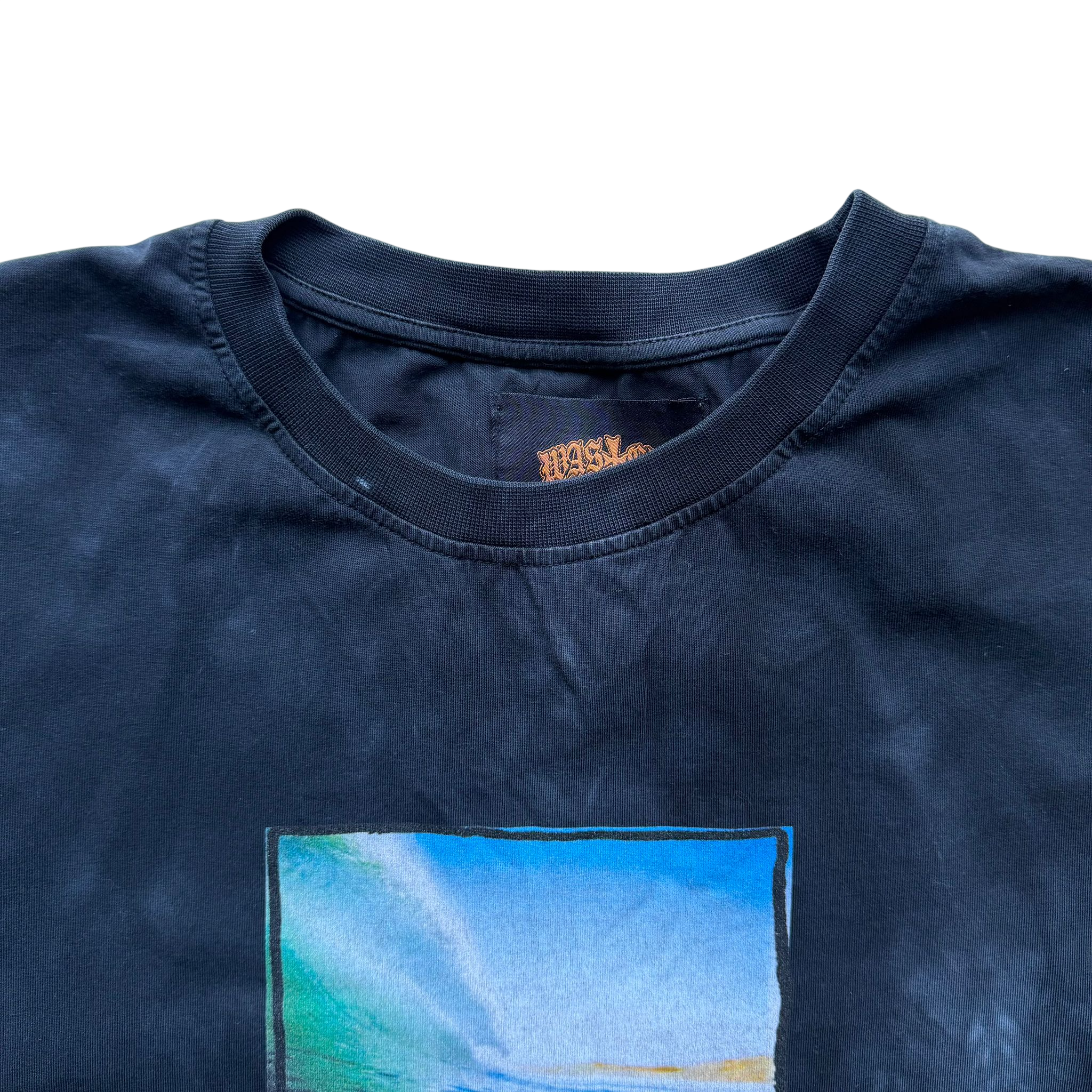 WASTED PARIS SORRY MARBLE TIE DYE TEE (L)