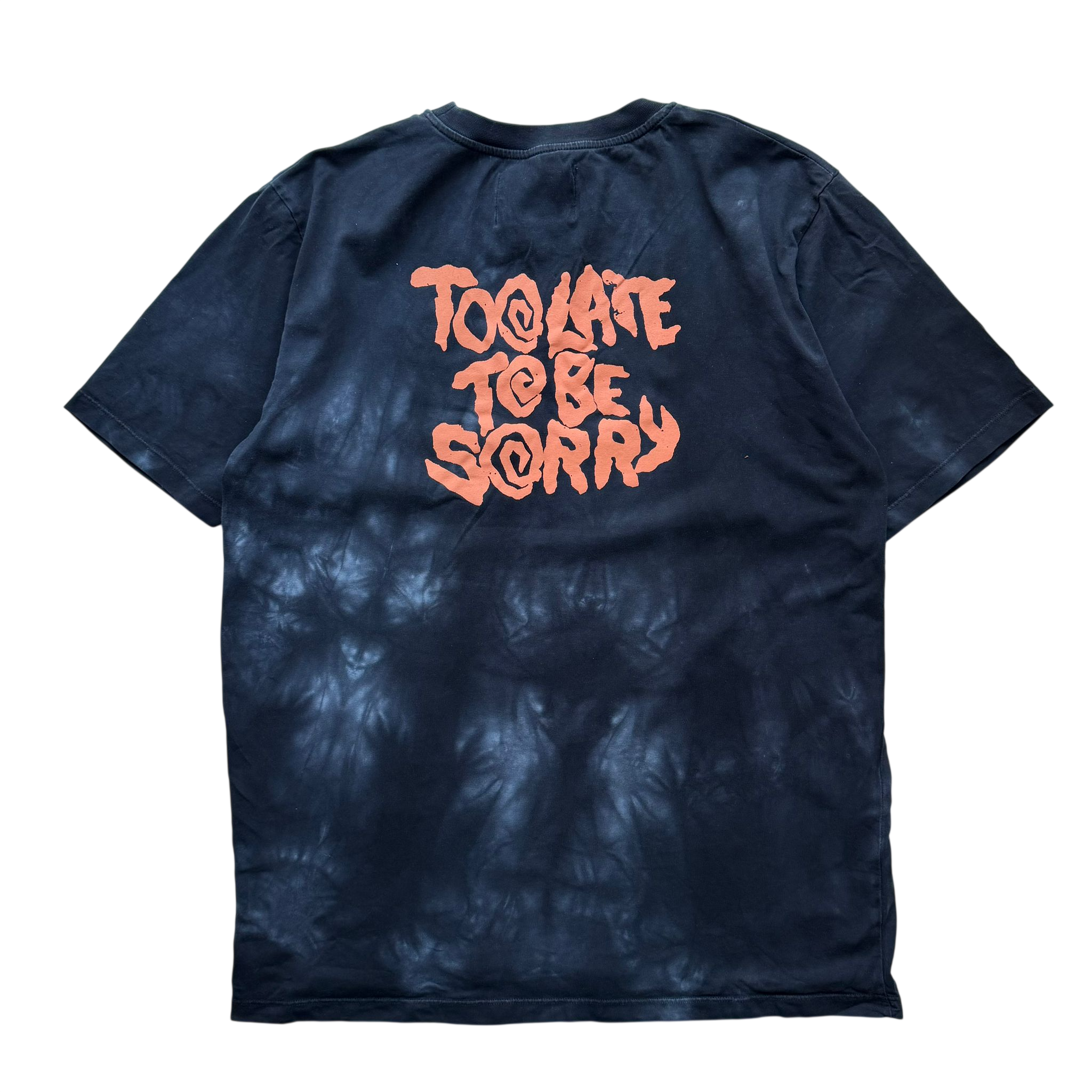 WASTED PARIS SORRY MARBLE TIE DYE TEE (L)