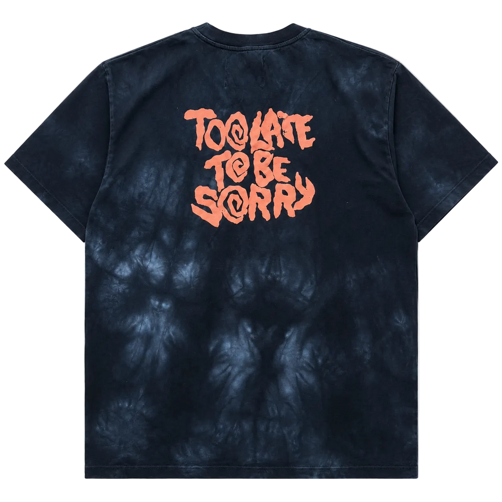 WASTED PARIS SORRY MARBLE TIE DYE TEE (L)