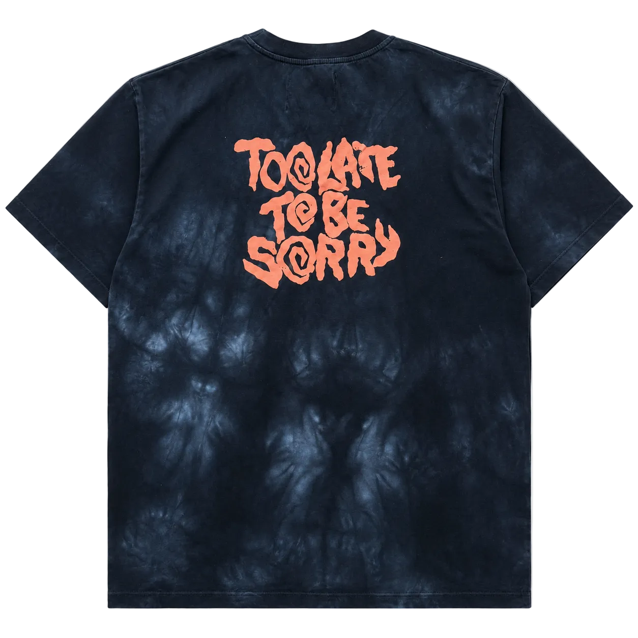 WASTED PARIS SORRY MARBLE TIE DYE TEE (L)