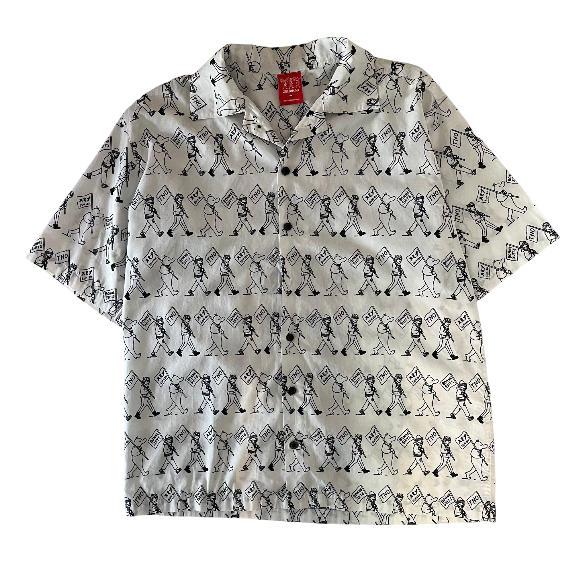 ZEEDIJK 60 BONNE SUITS SUMIBU TNO LOGO SHIRT (M)
