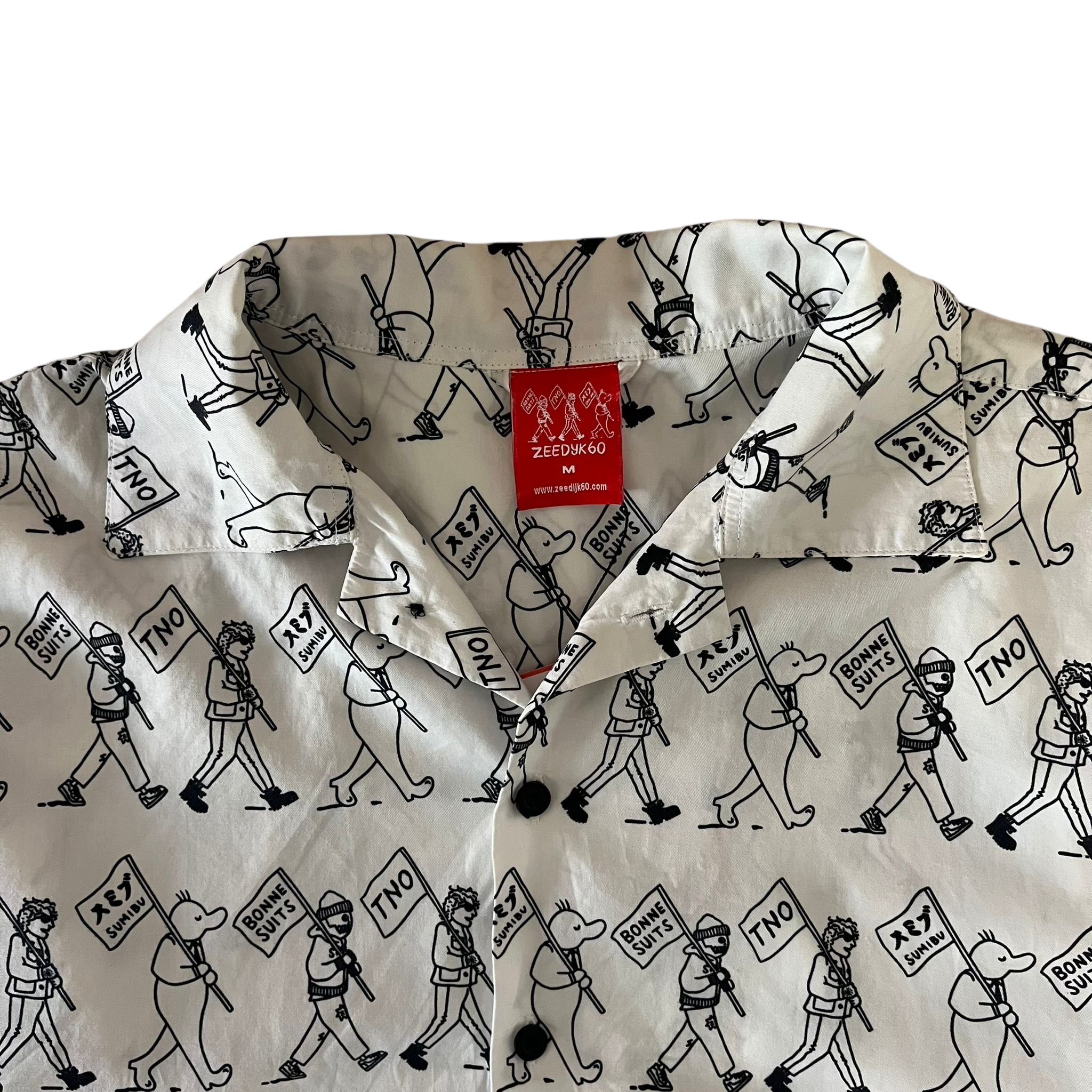 ZEEDIJK 60 BONNE SUITS SUMIBU TNO LOGO SHIRT (M)