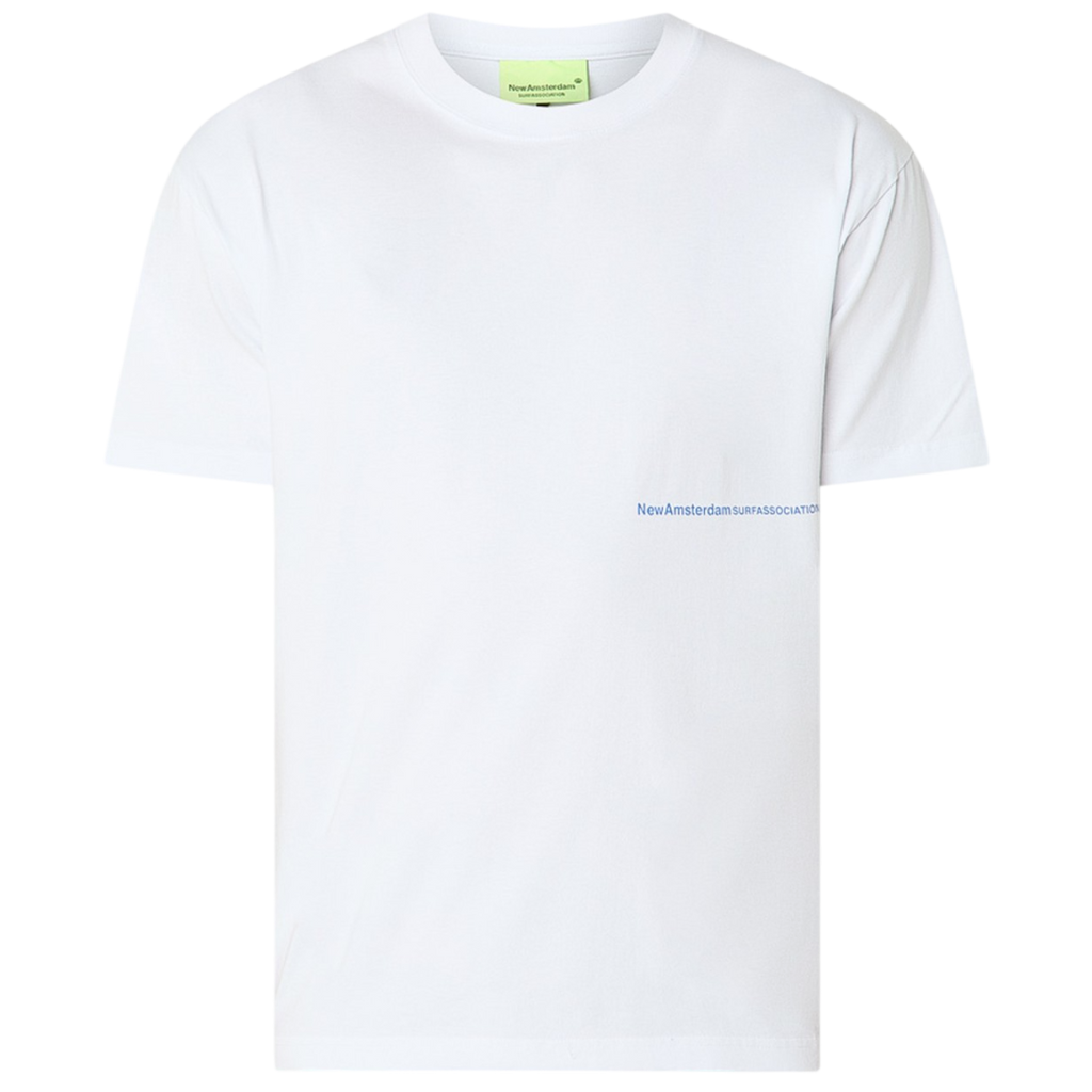 NEW AMSTERDAM SURF ASSOCIATION BACK ZIP LOGO TEE (S)