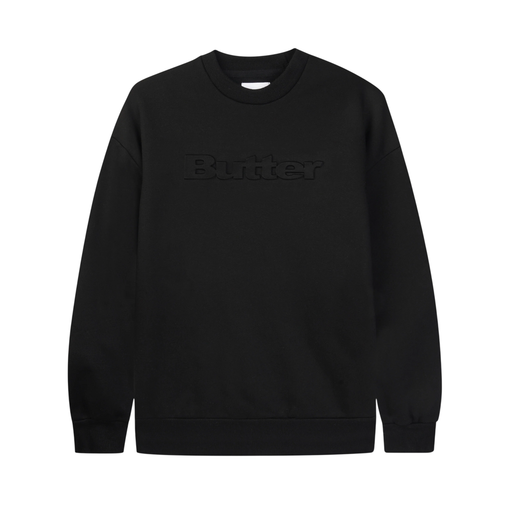 BUTTER GOODS EMBOSSED LOGO SWEATER (M)
