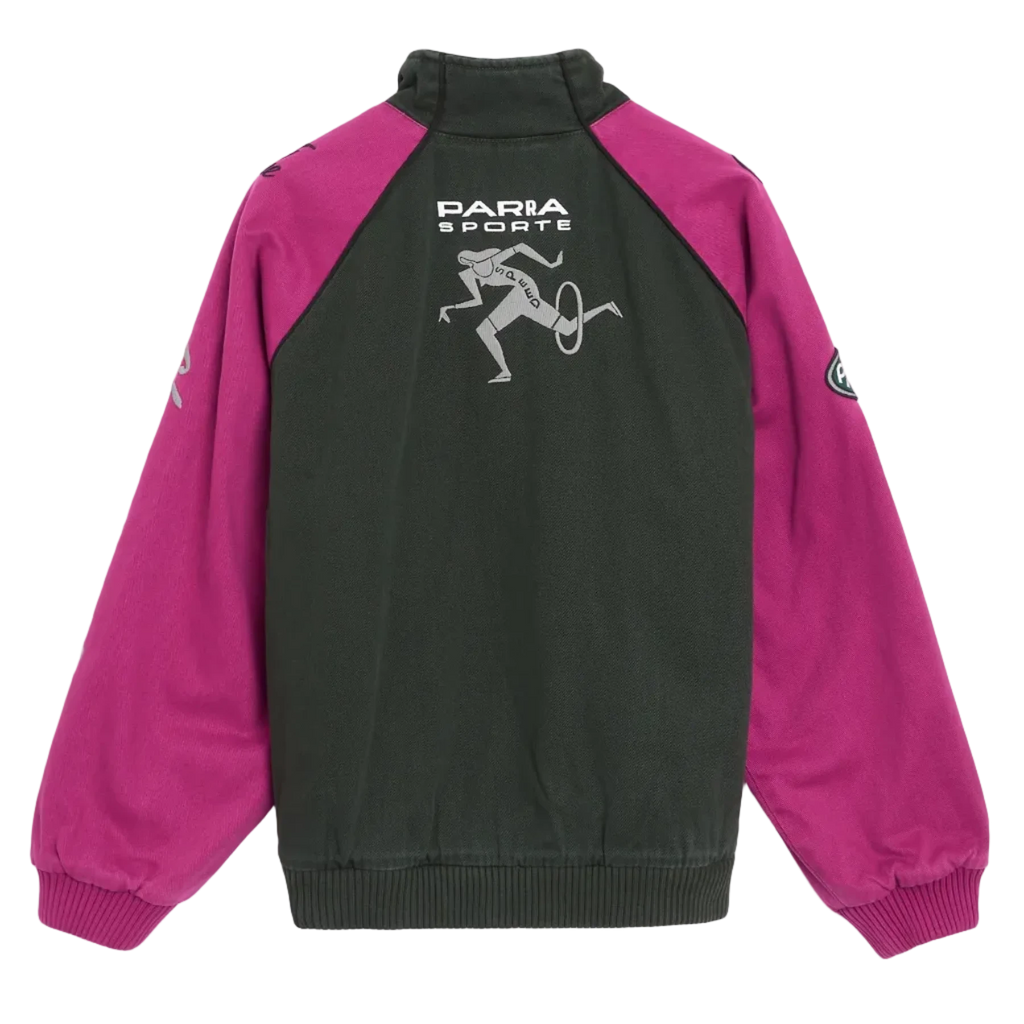 PARRA OWL MEETS RAT BOXY BOMBER JACKET (L)
