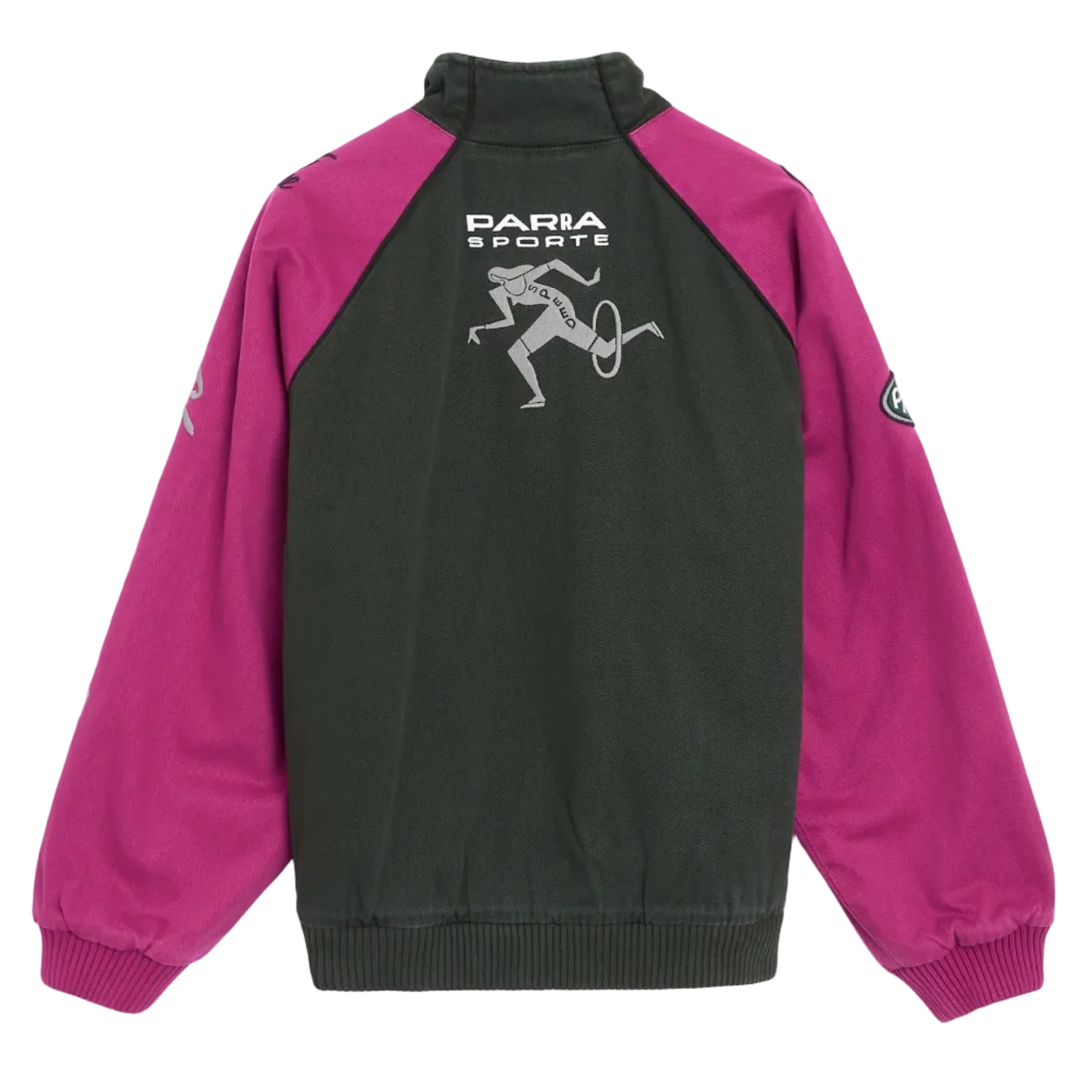 PARRA OWL MEETS RAT BOXY BOMBER JACKET (L)