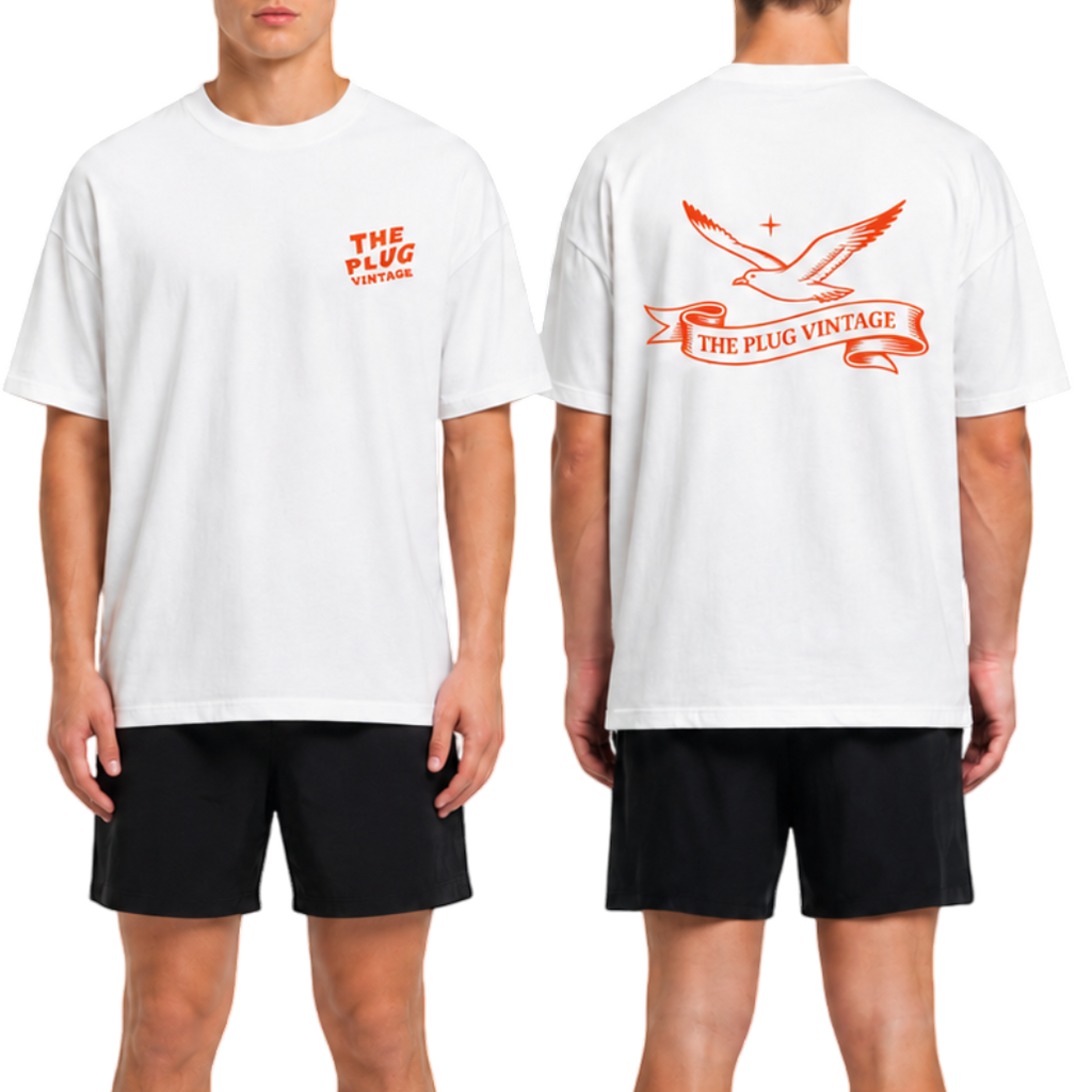 THE PLUG VINTAGE SEAGULL LOGO TEE